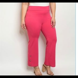 Plus Size Pink Pants